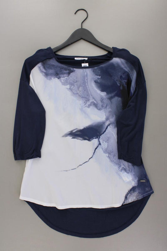 Zabaione Classic Bluse Gr. XL 3/4 Ärmel blau aus Polyester