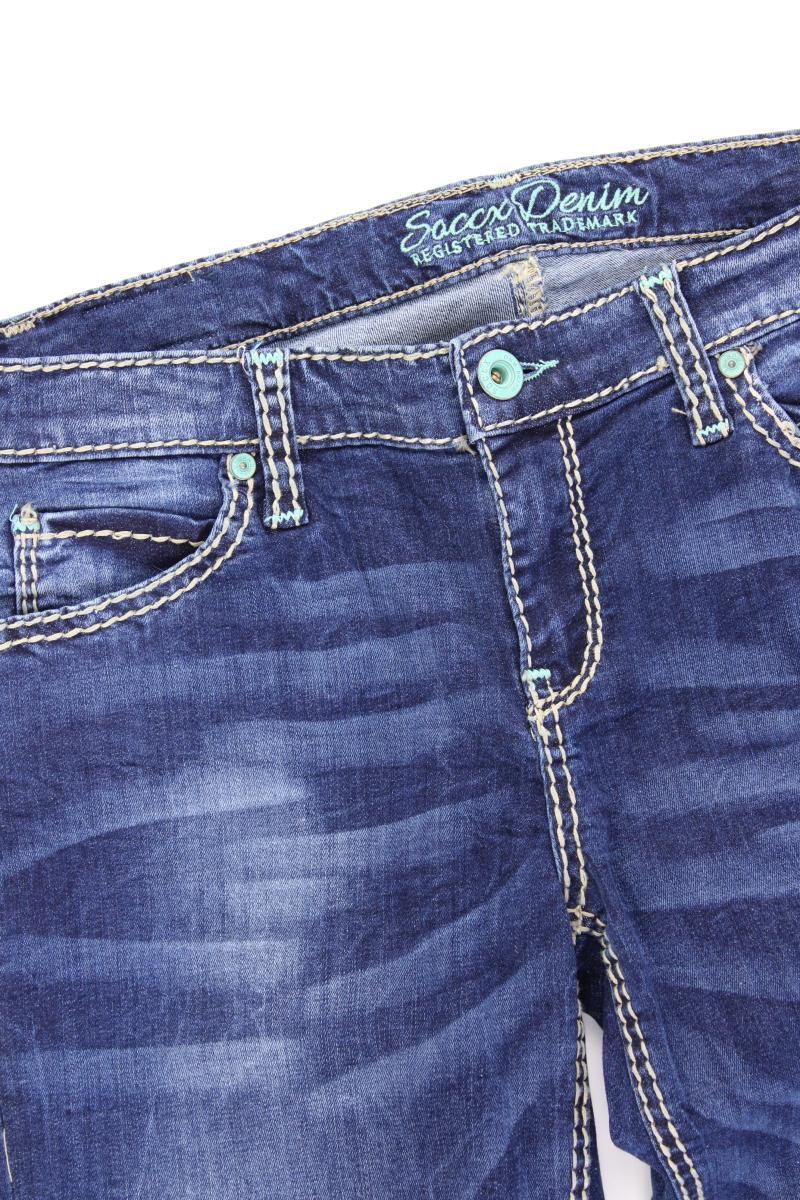 Soccx Straight Jeans Gr. W29/L32 blau