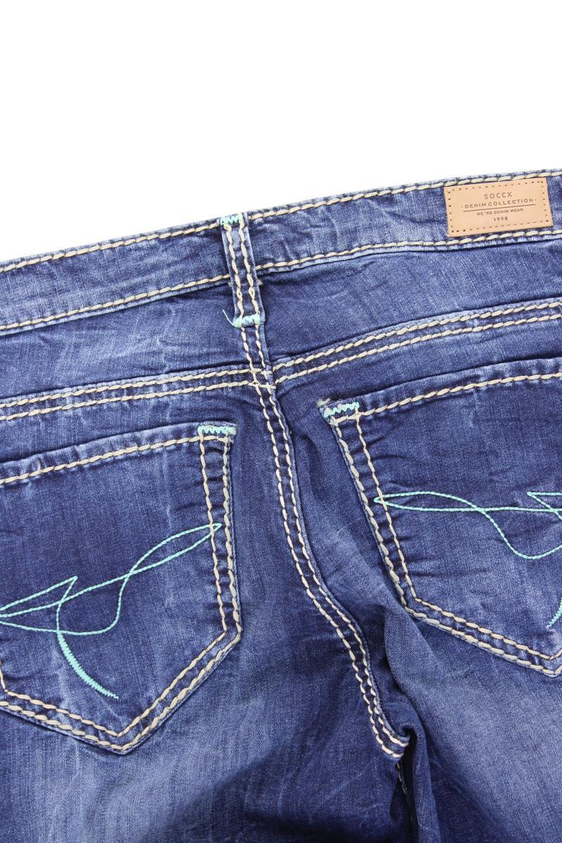 Soccx Straight Jeans Gr. W29/L32 blau
