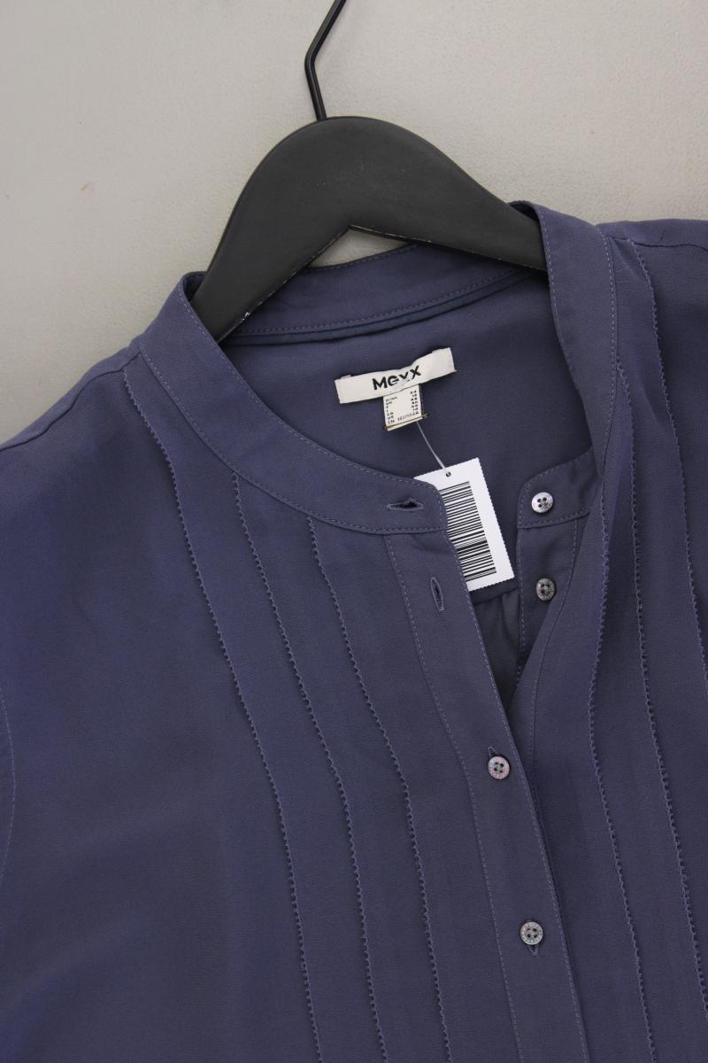 Mexx Chiffonbluse Gr. 44 Ärmellos lila