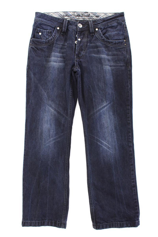 Camp David Straight Jeans für Herren Gr. W32/L30 blau aus Baumwolle