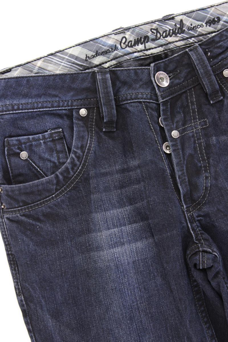 Camp David Straight Jeans für Herren Gr. W32/L30 blau aus Baumwolle