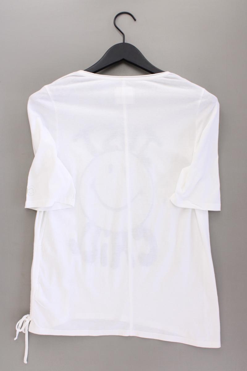 Oui Printshirt Gr. 38 Kurzarm weiß