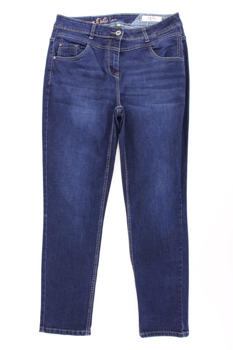 Cecil Straight Jeans Gr. W32 blau