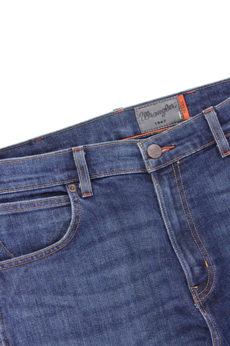 Wrangler Straight Jeans für Herren Gr. W33/L30 blau aus Baumwolle