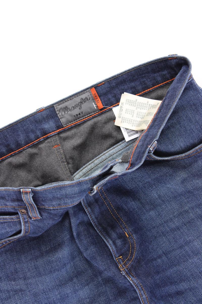 Wrangler Straight Jeans für Herren Gr. W33/L30 blau aus Baumwolle