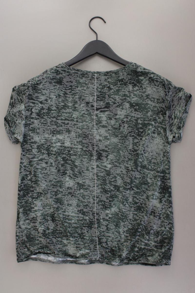 Street One Printshirt Gr. 44 Kurzarm olivgrün