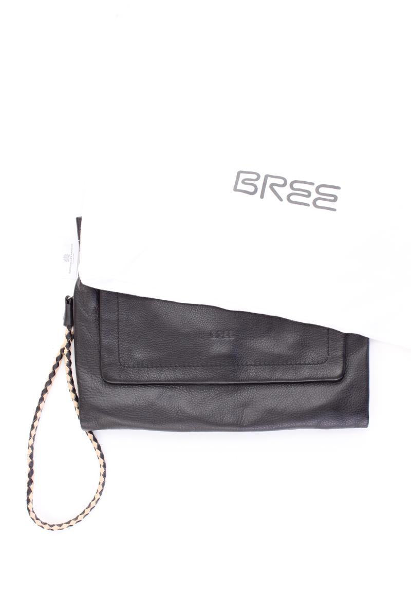 Bree Schultertasche schwarz aus Leder