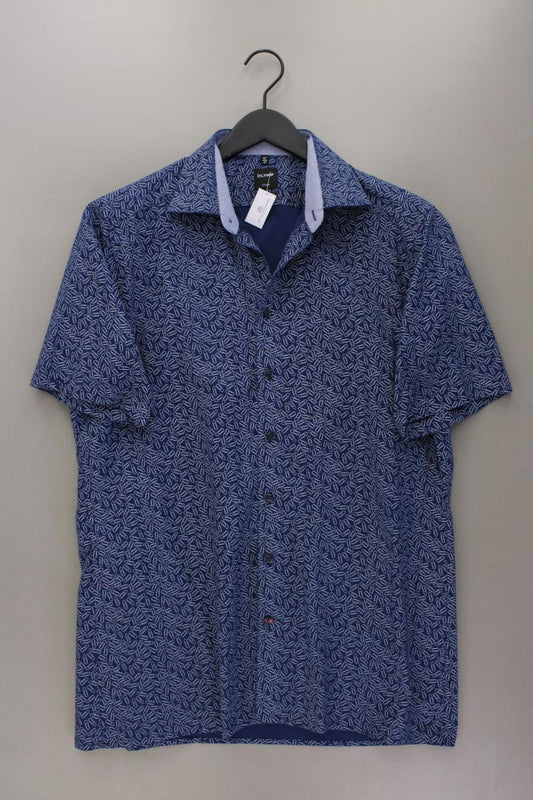 Olymp Hemd mit Büroklammermuster für Herren Gr. Hemdgröße 41 neuwertig Kurzarm