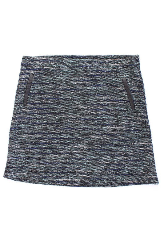 Tom Tailor Stretchrock Gr. 44 blau aus Polyester