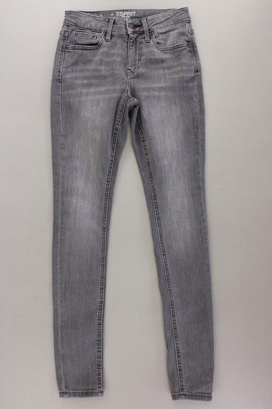 Esprit Skinny Jeans Gr. W24/L30 grau aus Baumwolle