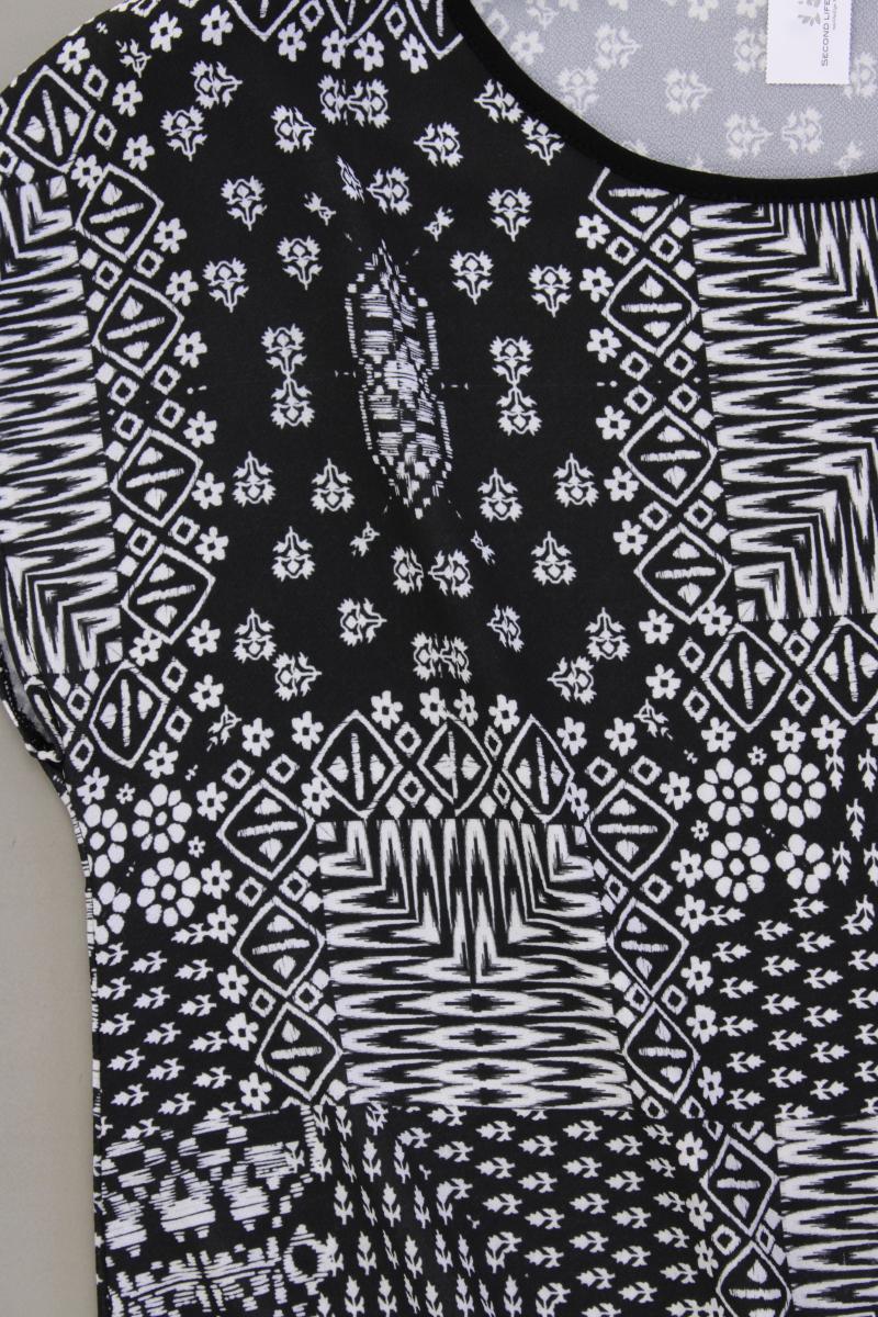 Gerry Weber Kurzarmbluse Gr. 44 schwarz aus Polyester