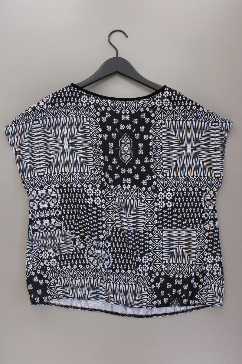 Gerry Weber Kurzarmbluse Gr. 44 schwarz aus Polyester