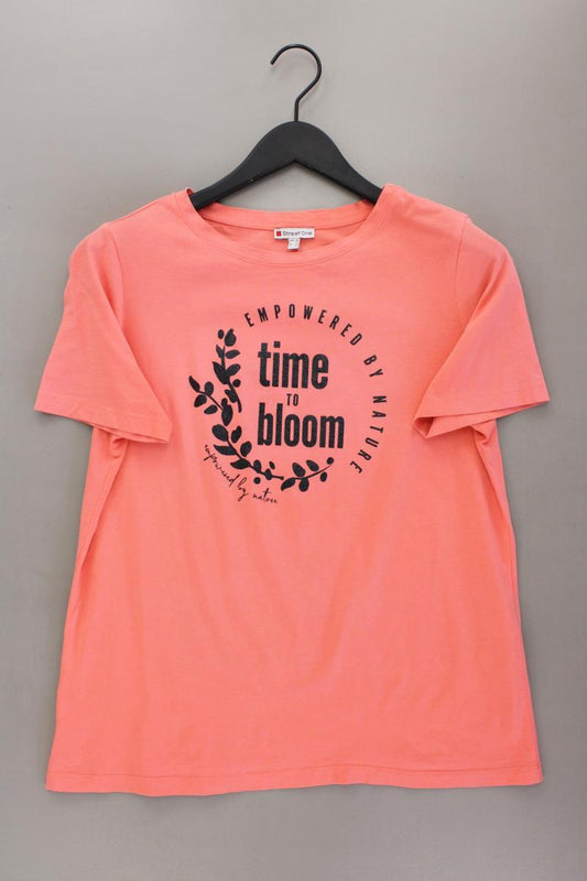 Street One Printshirt Gr. 40 Kurzarm orange aus Baumwolle