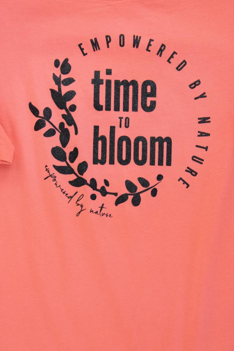 Street One Printshirt Gr. 40 Kurzarm orange aus Baumwolle