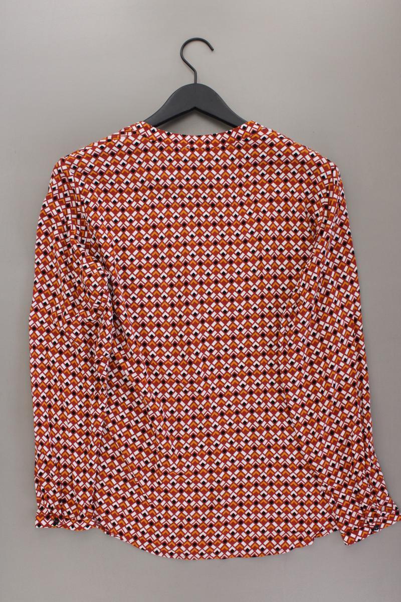 Taifun Langarmbluse Gr. 44 geometrisches Muster mehrfarbig