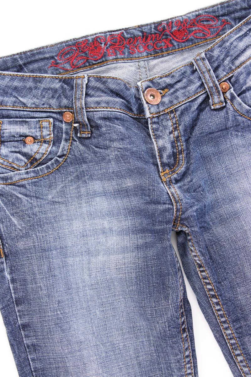 Soccx Straight Jeans Gr. W28/L30 Vintage blau