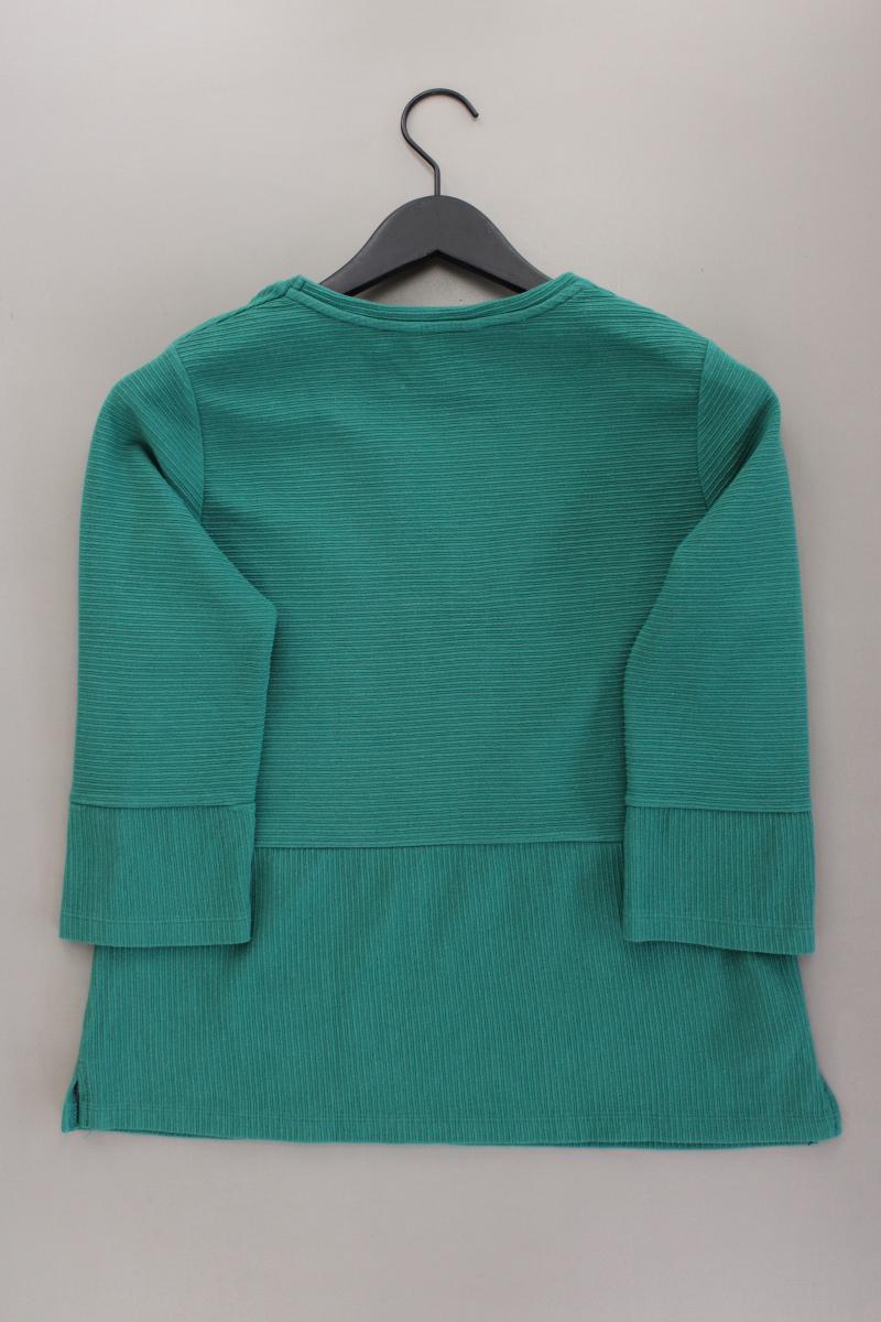 Zabaione Feinstrickpullover Gr. L grün aus Baumwolle