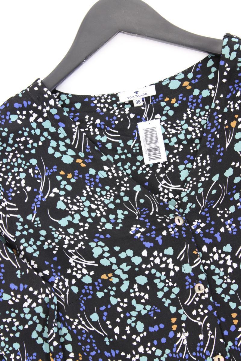 Tom Tailor Langarmkleid Gr. 38 neuwertig blau aus Viskose