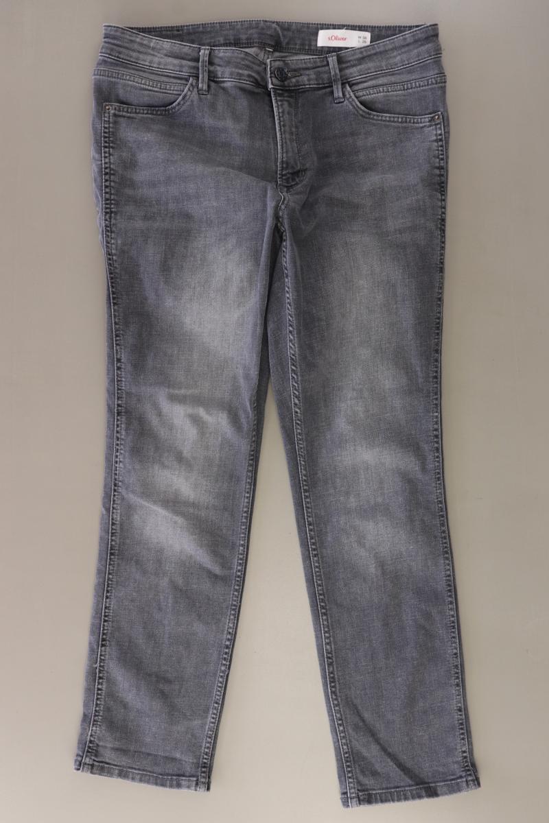 s.Oliver Straight Jeans Gr. 38/L28 grau
