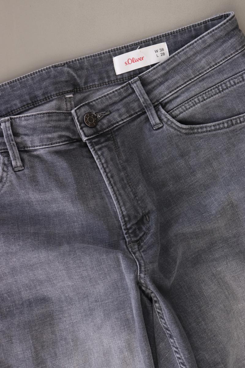 s.Oliver Straight Jeans Gr. 38/L28 grau