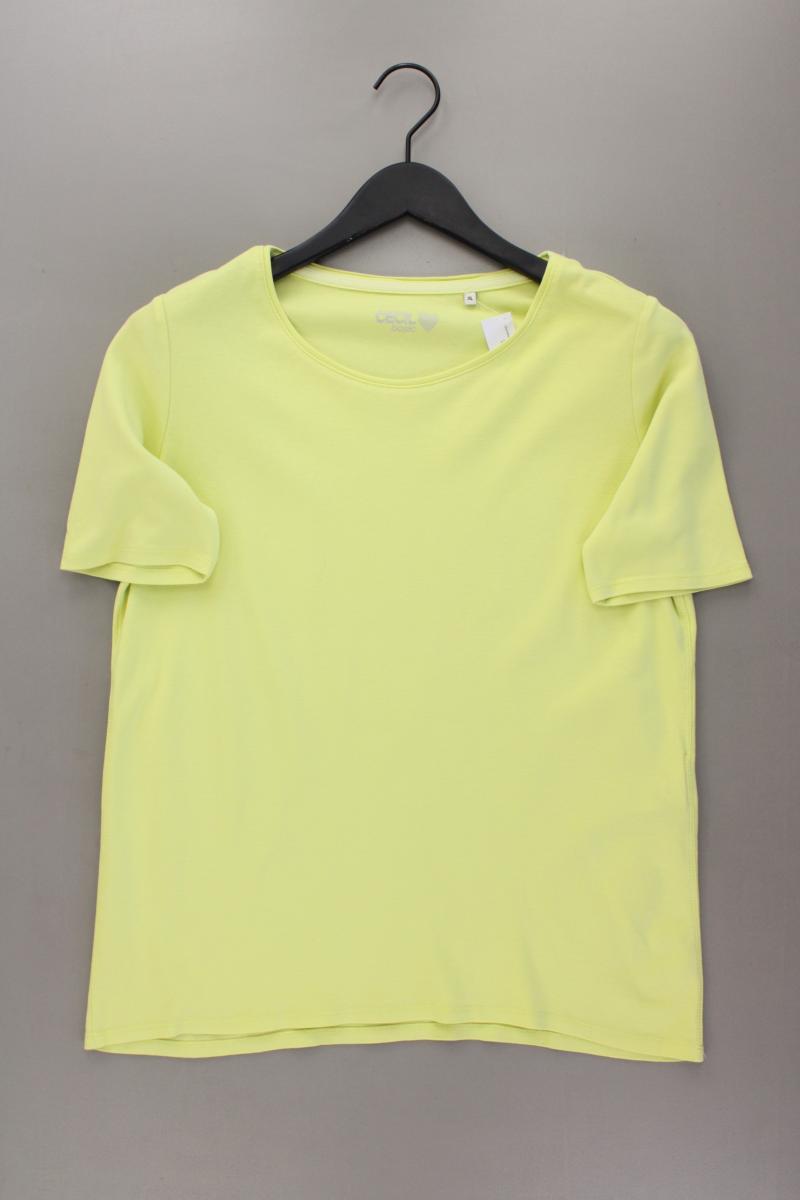 Cecil T-Shirt Gr. XL neuwertig Kurzarm gelb aus Baumwolle