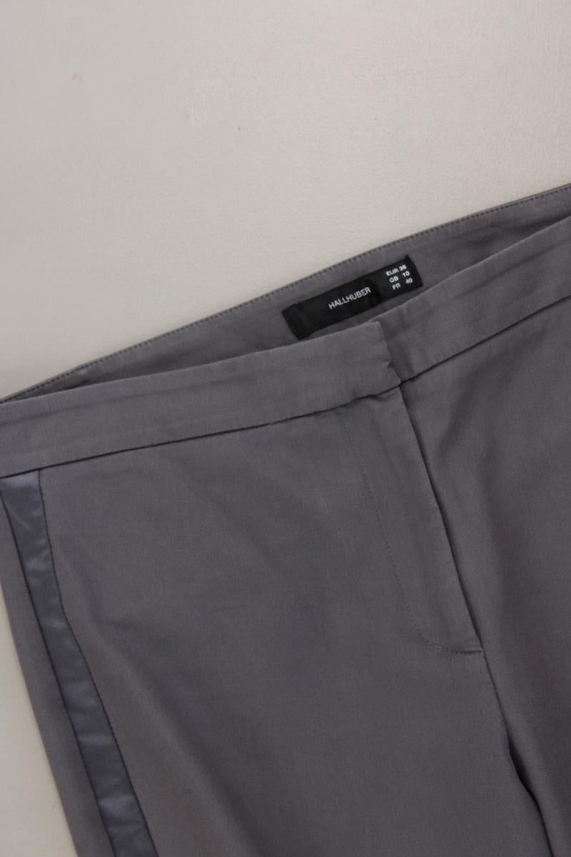 Hallhuber Hose Gr. 38 grau aus Baumwolle
