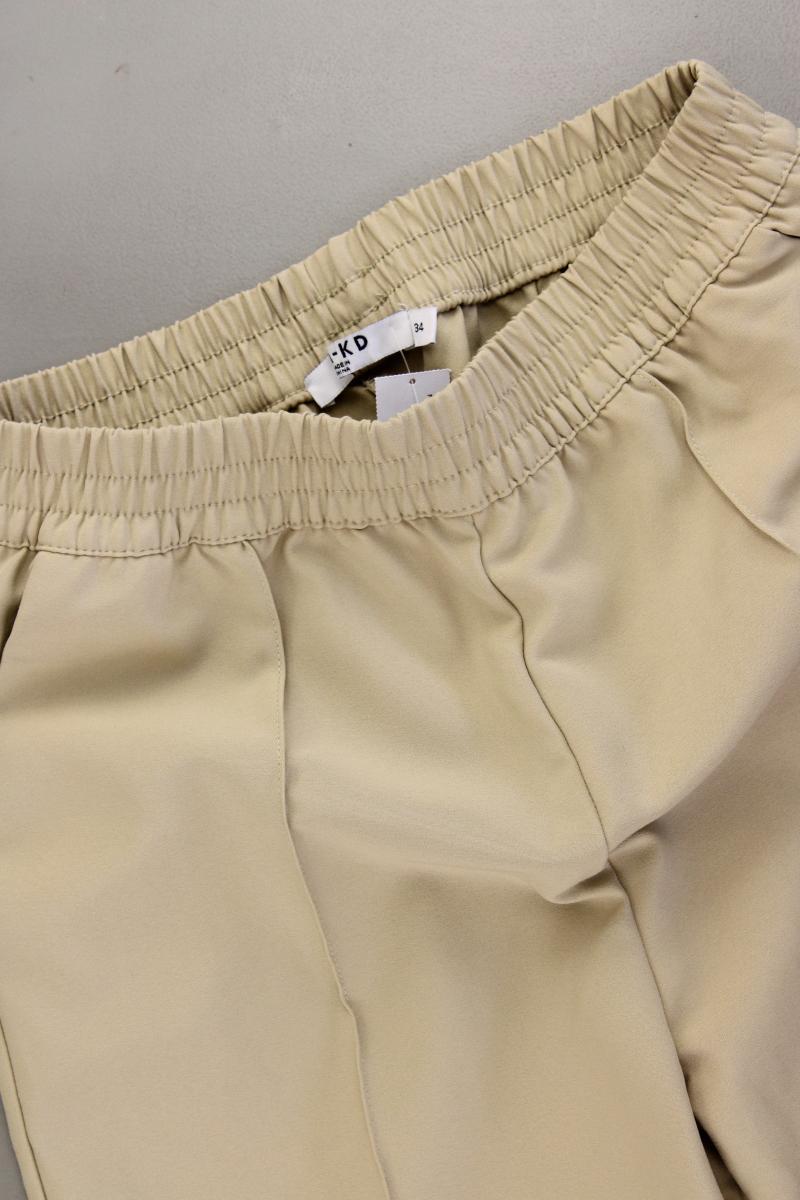 NA-KD Stoffhose Gr. 34 neuwertig braun aus Polyester