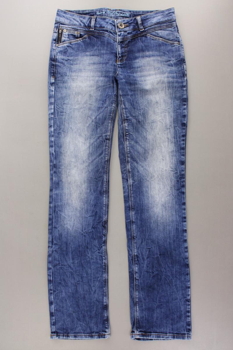 Street One Straight Jeans Gr. W26 blau aus Baumwolle