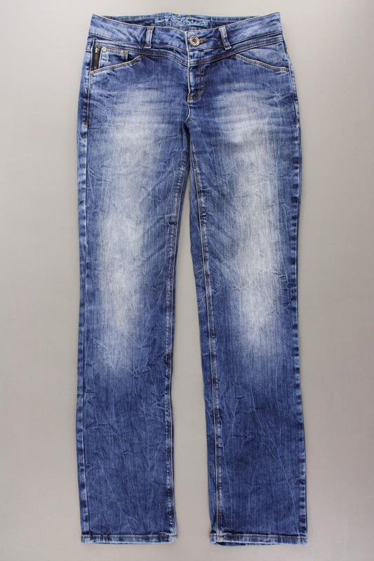 Street One Straight Jeans Gr. W26 blau aus Baumwolle