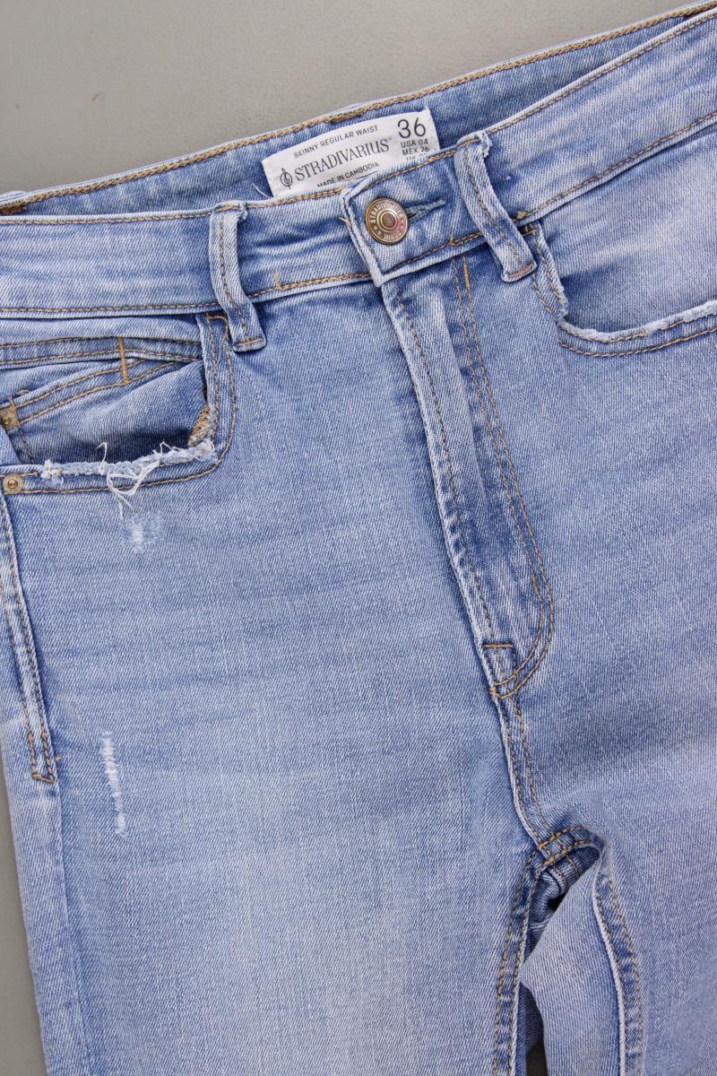Stradivarius Skinny Jeans Gr. 36 blau