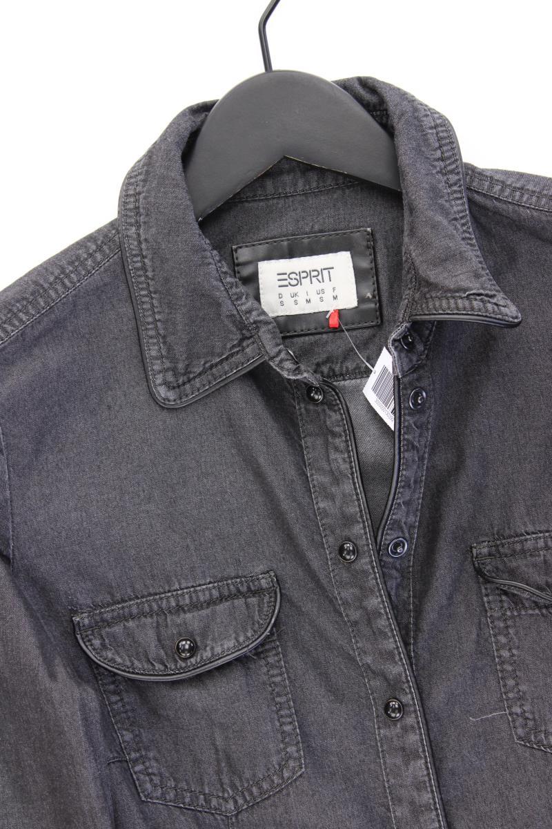 Esprit Langarmbluse Gr. S grau aus Baumwolle