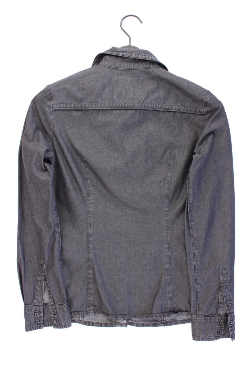 Esprit Langarmbluse Gr. S grau aus Baumwolle