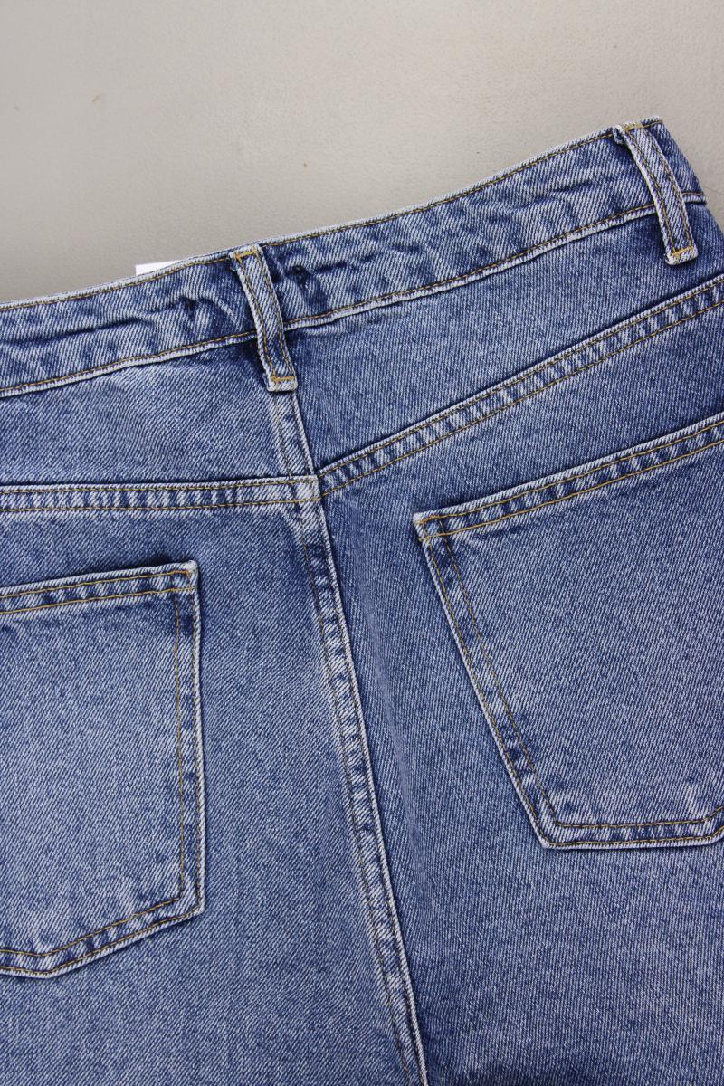 Trendyol Mom Jeans Gr. 36 blau aus Baumwolle