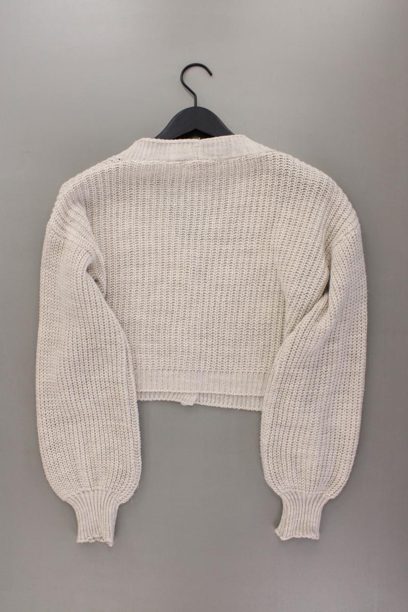 SassyClassy Strickjacke Gr. L neuwertig Langarm creme aus Polyacryl