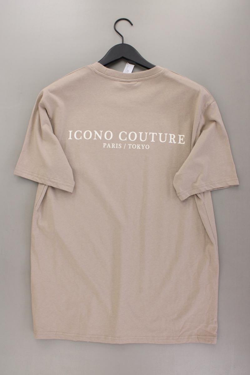 Icono Shirt Relaxed Fit für Herren Gr. XL neu mit Etikett Kurzarm braun