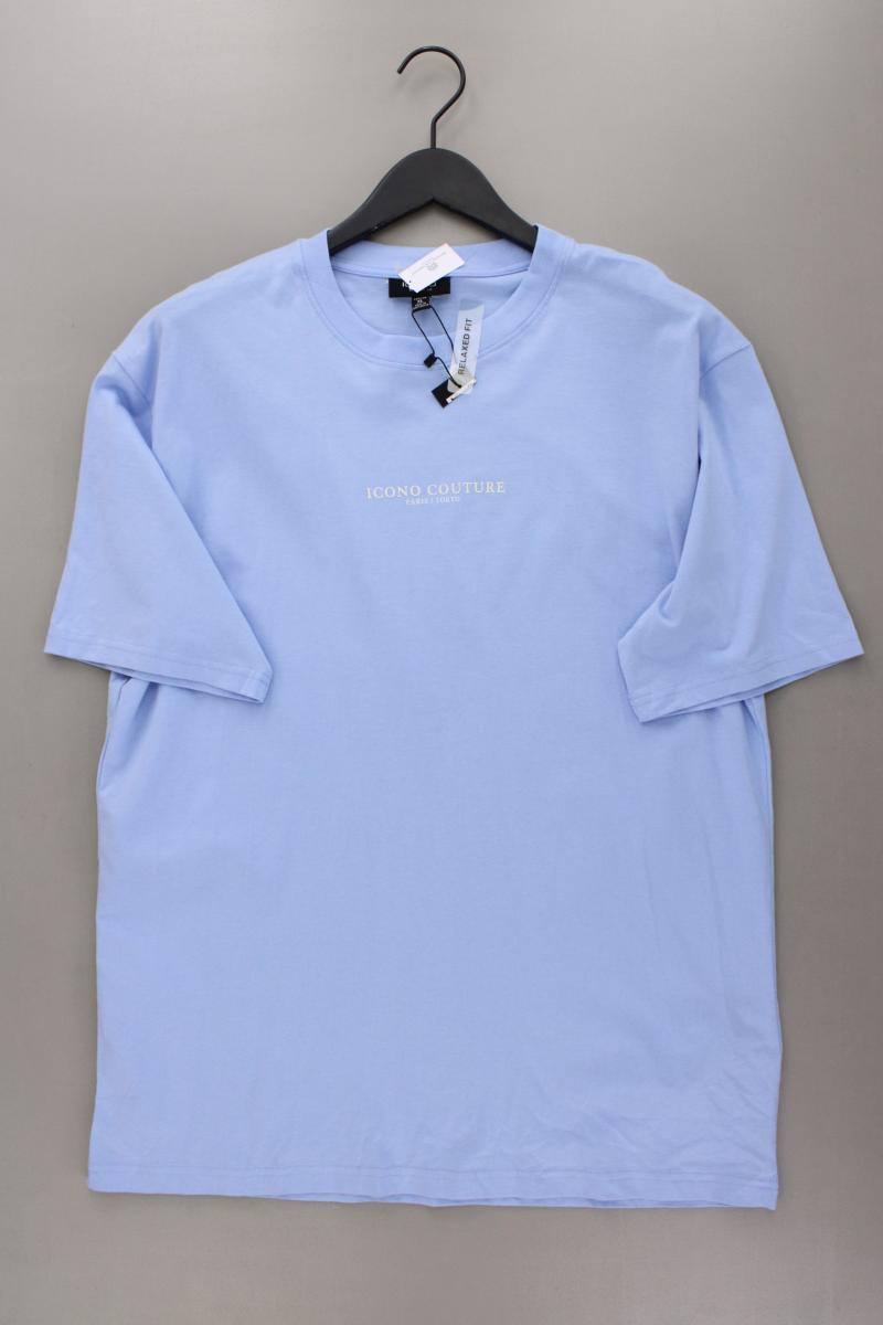 Icono Shirt Relaxed Fit für Herren Gr. XL neu mit Etikett Kurzarm blau