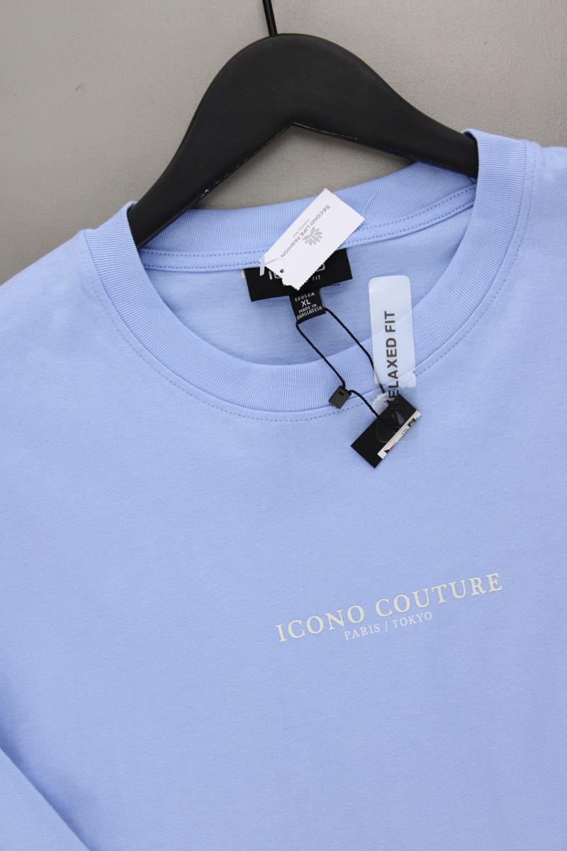 Icono Shirt Relaxed Fit für Herren Gr. XL neu mit Etikett Kurzarm blau