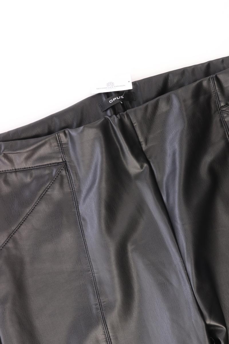 Opus Kunstlederhose Gr. 44 schwarz