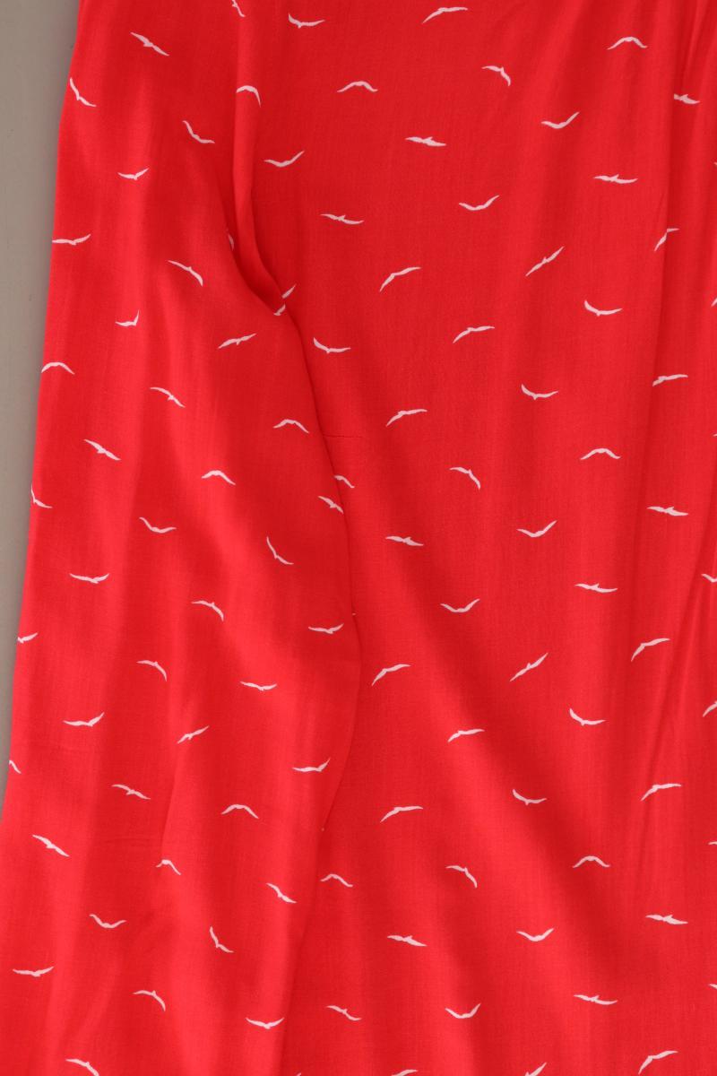 Gerry Weber Bluse mit Vogelmuster Gr. 42 neuwertig Langarm rot