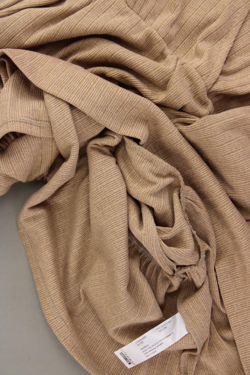 About You x Cita Maass Stretchkleid Gr. 50 neuwertig Langarm braun aus Polyester