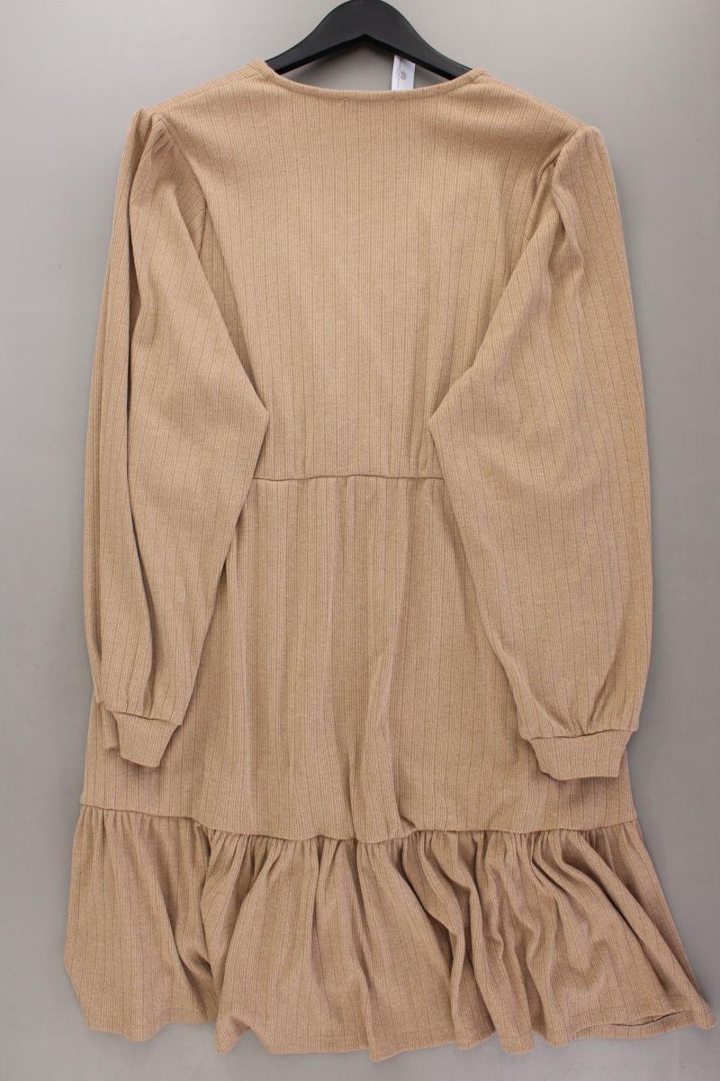 About You x Cita Maass Stretchkleid Gr. 50 neuwertig Langarm braun aus Polyester