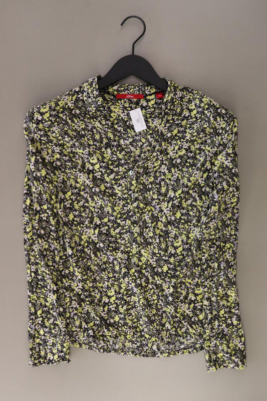 s.Oliver Langarmbluse Gr. 36 mit Blumenmuster gelb