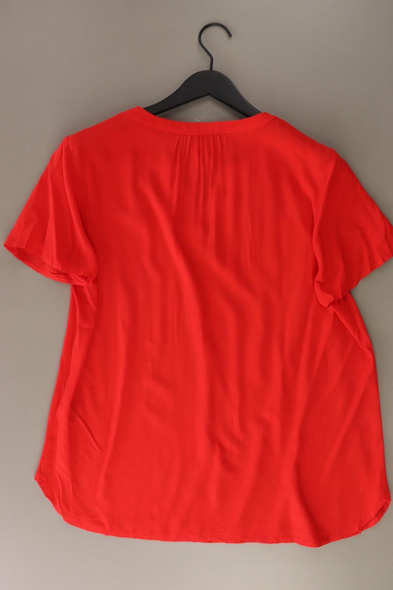 Zero Kurzarmbluse Gr. 44 neuwertig rot aus Viskose