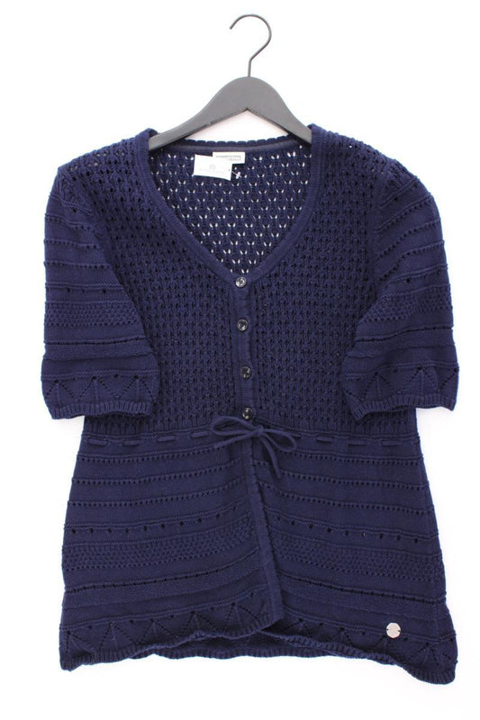 Street One Strickshirt Gr. 42 Kurzarm blau