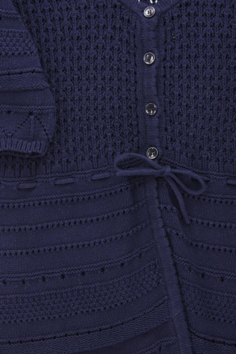 Street One Strickshirt Gr. 42 Kurzarm blau