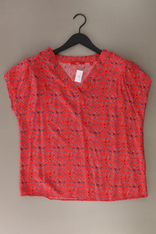 s.Oliver Kurzarmbluse Gr. 42 rot