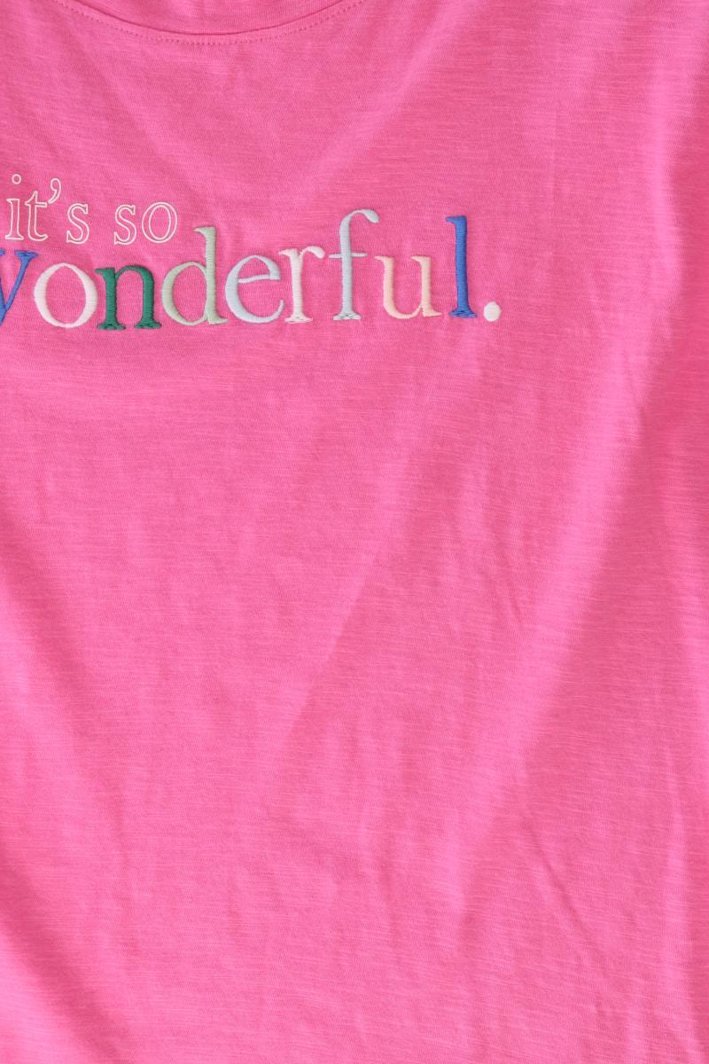 s.Oliver Printshirt Gr. 36 Kurzarm pink