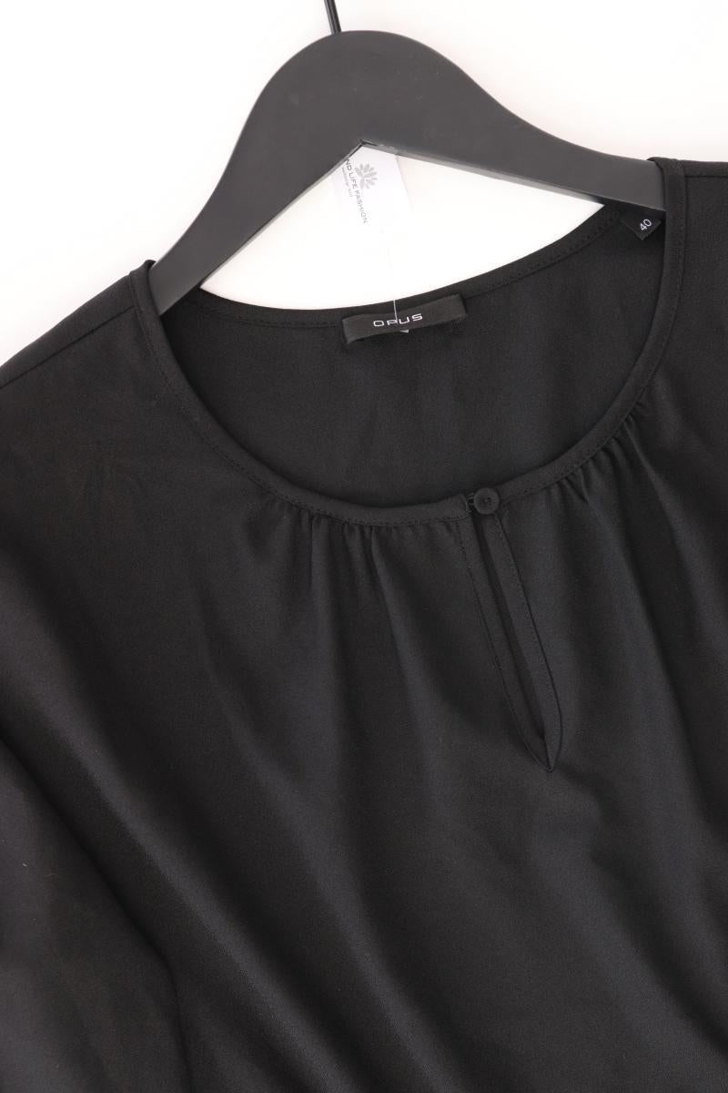Opus Bluse Modell Feeh Gr. 40 Langarm schwarz aus Polyester