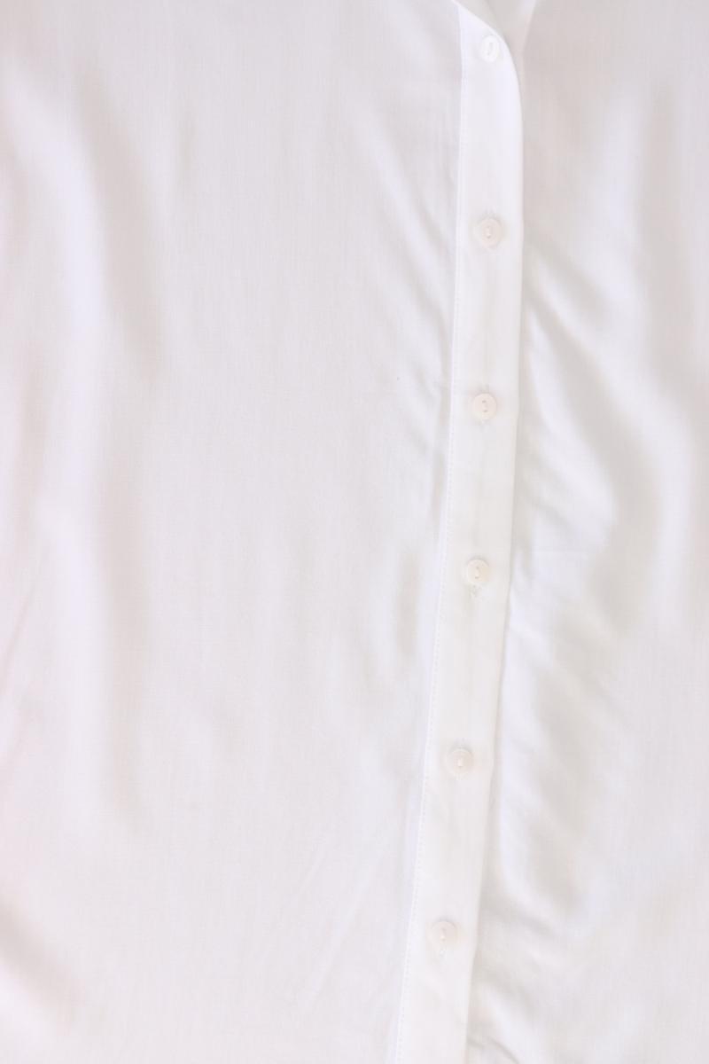 Christian Berg Kurzarmbluse Gr. 40 neuwertig weiß aus Viskose